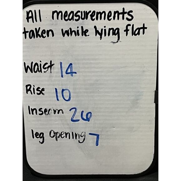 McDonalds Employee Work Uniform Black Pants Size 0/28 Timeless Elements - Picture 3 of 8